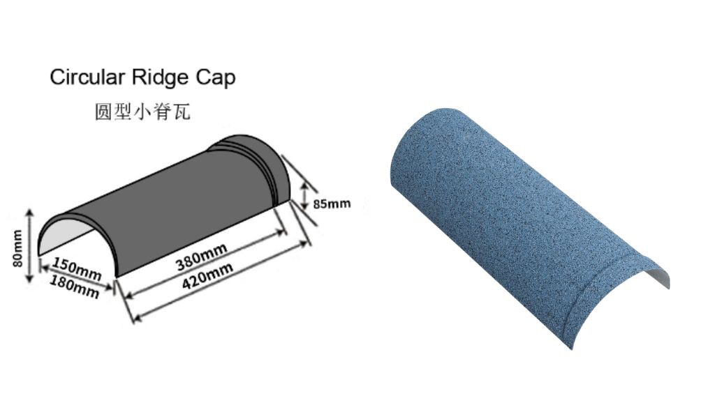 circular ridge cap circular ridge cap